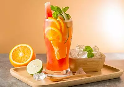 冰水果茶｜ Ice fruit tea｜氷 フルーツティー｜얼음 과일차